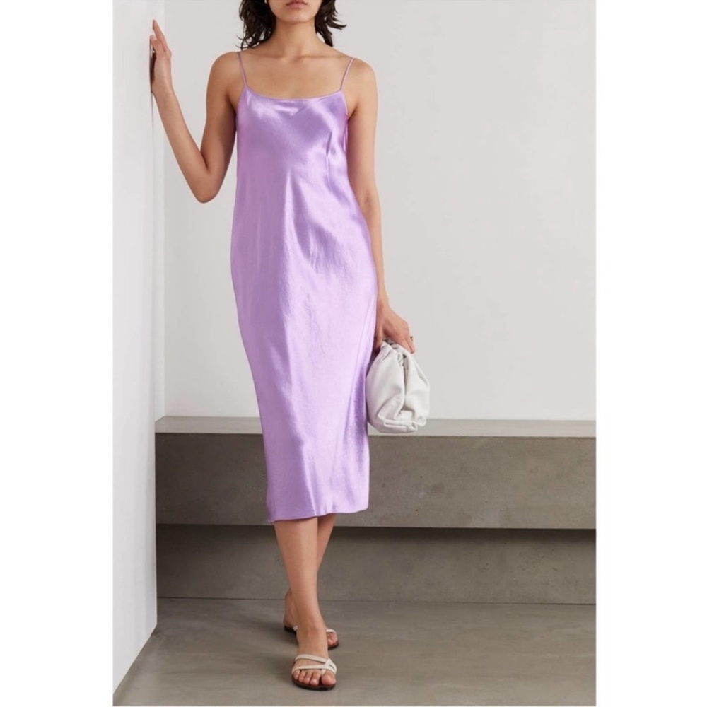 VINCE‎ SLIP MIDI DRESS